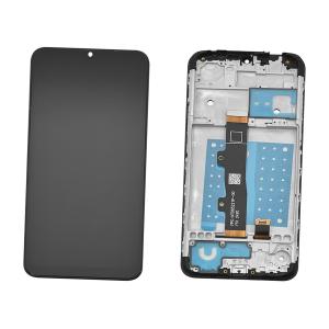 DISPLAY LCD PER MOTOROLA XT2052 MOTO E7 NERO CON FRAME
