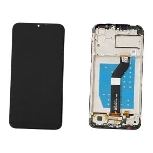 DISPLAY LCD PER MOTOROLA XT2055 MOTO G8 POWER LITE NERO CON FRAME