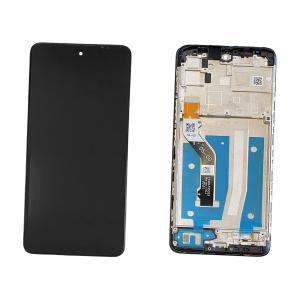 DISPLAY LCD PER MOTOROLA XT2133 MOTO G60S NERO CON FRAME
