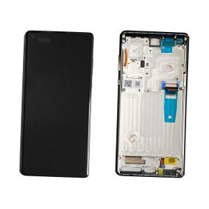DISPLAY LCD PER MOTOROLA XT2061 MOTO EDGE PLUS NERO CON FRAME 5D68C16473 5D68C16613