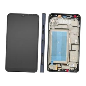 DISPLAY LCD PER LG LM-X520 LM-X525 K50 Q60 NERO CON FRAME