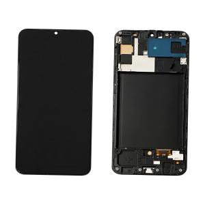 DISPLAY LCD PER SAMSUNG A307F A30S NERO CON FRAME (TFT)