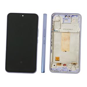 DISPLAY LCD PER SAMSUNG A546B A54 5G VIOLA CON FRAME GH82-31231D GH82-31232D GH82-31233D SERVICE PACK