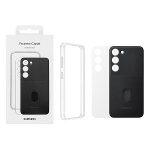 COVER CUSTODIA PER SAMSUNG GALAXY S23 5G SM-S911B FRAME CASE NERO EF-MS911CBEGWW