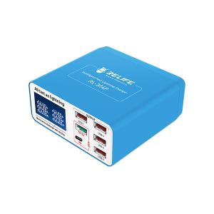 CARICABATTERIE DA BANCO RELIFE RL-304P CON 6 PORTE 40W