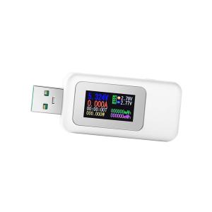 TESTER USB VOLTIMETRO AMPEROMETRO KWS-MX18 BIANCO