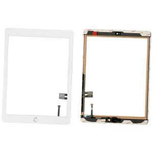TOUCH SCREEN PER IPAD 6a 2018 BIANCO (Real Copper) CON TASTO HOME
