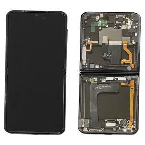 DISPLAY LCD PER SAMSUNG F721B Z FLIP 4 5G NERO CON FRAME GH82-29440E GH82-29441E GH82-30238E GH82-30239E SERVICE PACK