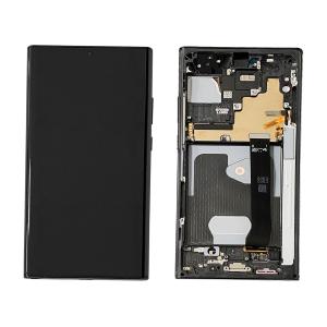 DISPLAY LCD PER SAMSUNG N985F N986B NOTE 20 ULTRA NERO CON FRAME GH82-31453A GH82-31454A GH82-31459A GH82-31461A - SERVICE PACK