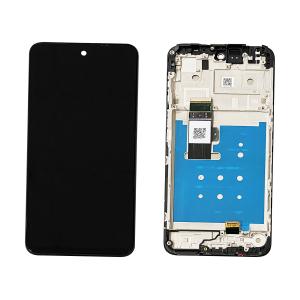 DISPLAY LCD PER MOTOROLA XT2331 MOTO G13 / XT2333 MOTO G23 NERO CON FRAME