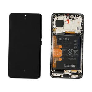 DISPLAY LCD PER HUAWEI HONOR 90 5G REA-NX9 NERO CON FRAME 0235AGDN - SERVICE PACK