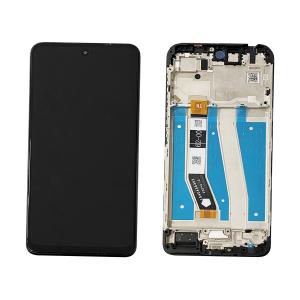 DISPLAY LCD PER MOTOROLA XT2341 MOTO G14 NERO CON FRAME