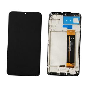 DISPLAY LCD PER SAMSUNG A235F A23 NERO CON FRAME (FLAT SM-M336B REV0.5 CSOT)