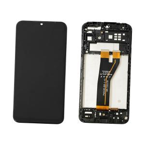 DISPLAY LCD PER SAMSUNG A145F A14 (NON EU) NERO CON FRAME (FLAT M146B M14 5G REV 0.2 CSOT)