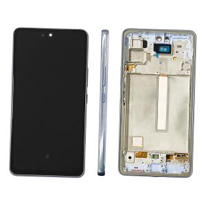 DISPLAY LCD PER SAMSUNG A536B A53 BLU CON FRAME (OLED) (O/S)