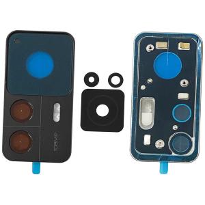 VETRO FOTOCAMERA POSTERIORE PER XIAOMI 12T CON FRAME NERO 108MP