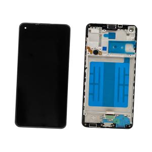 DISPLAY LCD PER SAMSUNG A217F A21S NERO CON FRAME - OEM SERVICE PACK