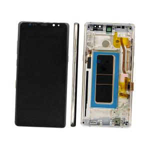 DISPLAY LCD PER SAMSUNG N950F NOTE 8 GOLD CON FRAME (AMOLED) (S/S)