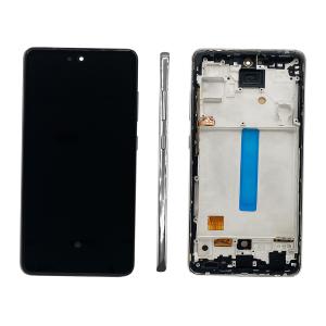 DISPLAY LCD PER SAMSUNG A528B A52S BIANCO CON FRAME (AMOLED) (O/S)