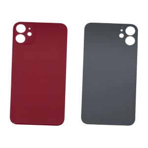 VETRO POSTERIORE PER IPHONE 11 ROSSO (BIG HOLE) COMPATIBILE