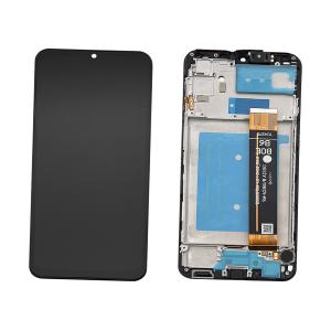 DISPLAY LCD PER SAMSUNG A236B A23 5G NERO CON FRAME - OEM SERVICE PACK (FLAT SM-A236U/B A23 5G R0.0 BOE B6)