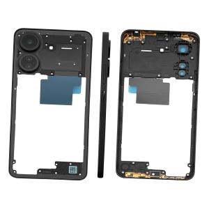 COVER CENTRALE PER XIAOMI REDMI 13C NERO / MIDNIGHT BLACK 560005C3UA00 - SERVICE PACK