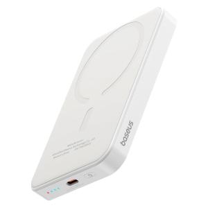 POWER BANK BASEUS MAGNETIC MINI AIR PPCXM05 5000mAh 20W PD + FQI BIANCO P10022107223-00