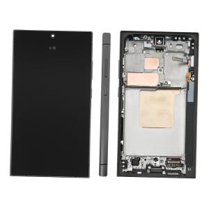 DISPLAY LCD PER SAMSUNG S928B S24 ULTRA 5G NERO CON FRAME GH82-33396B