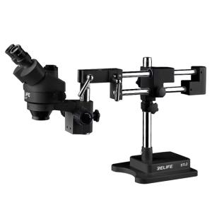 MICROSCOPIO RELIFE RL-M3T-STL2 TRINOCULARE 0.7-4.5X CON INTERFACCIA 0.5CTV E BRACCIO ARTICOLATO STL2 NERO