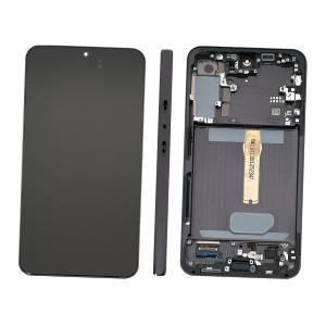 DISPLAY LCD PER SAMSUNG S906B S22 PLUS NERO / PHANTOM BLACK CON FRAME GH82-27500A GH82-27501A