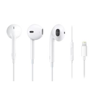 CUFFIE AURICOLARI APPLE EARPODS A1748 MWTY3ZM/A PER IPHONE LIGHTNING BIANCO