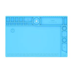 PIANO DA LAVORO RELIFE RL-160B TAPPETINO IN ALLUMINIO E SILICONE E PER MICROSCOPIO