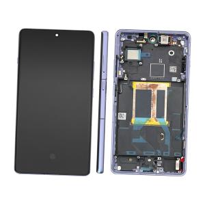DISPLAY LCD PER ONEPLUS 12R CPH2609 CPH2585 VIOLA / ELETRIC VIOLET CON FRAME 621029000159 - SERVICE PACK