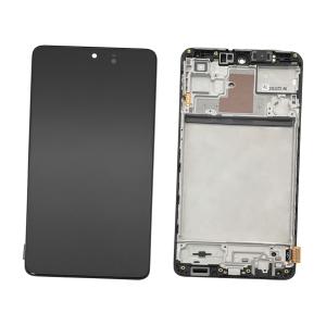 DISPLAY LCD PER SAMSUNG E625F F62 / M625F M62 NERO CON FRAME GH82-25478A GH82-25649A - SERVICE PACK