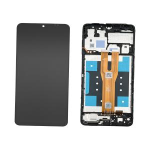 DISPLAY LCD PER SAMSUNG A065F A06 NERO CON FRAME GH81-26440A - SERVICE PACK