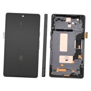 DISPLAY LCD PER GOOGLE PIXEL 7A GWKK3 GHL1X G0DZQ G82U8 NERO CON FRAME (OLED) (S/S)