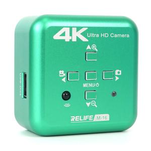TELECAMERA MICROSCOPICA INDUSTRIALE 4K HD RELIFE M-16 PER MICROSCOPIO TRINOCULARE