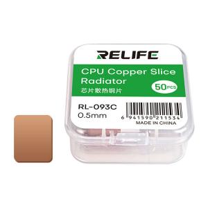 DISSIPATORE DI CALORE RELIFE RL-093C IN RAME PER IC CHIP 0.5mm (50PZ)