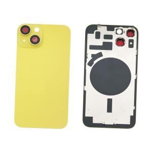 BACK COVER PER IPHONE 14 GIALLO COMPATIBILE
