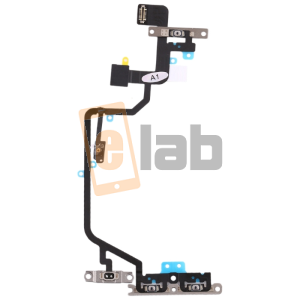 TASTO ON OFF + TASTO VOLUME + VIBRAZIONE + MICROFONO + FLASH CON SUPPORTI IN METALLO IPHONE XR