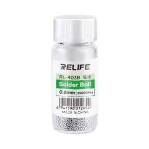 PALLINE DI STAGNO PER REBALLING RELIFE RL-403B 0.60mm