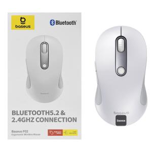 MOUSE WIRELESS BASEUS F02 BIANCO B01055505211-01 - BLISTER RETAIL