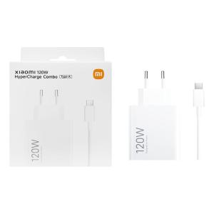 TRAVEL XIAOMI HYPERCHARGER COMBO MDY-14-EE 120W + CAVO USB-C BIANCO BHR9462EU - BLISTER RETAIL