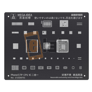 STENCIL 2D PER REBALLING FULL IC - CPU IPHONE 7 / 7 PLUS BZ29 MEGA-IDEA