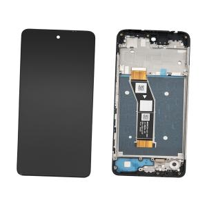 DISPLAY LCD PER MOTOROLA XT2423 MOTO G24 NERO CON FRAME