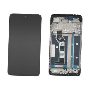 DISPLAY LCD PER MOTOROLA XT2523-6 MOTO E15 4G / XT2523-3 MOTO G05 4G NERO CON FRAME 5D68C29300 5D68C30873