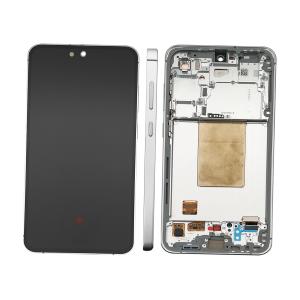DISPLAY LCD PER SAMSUNG S721B S24 FE 5G BLU / GRIGIO / MINT / GIALLO CON FRAME GH82-35848B