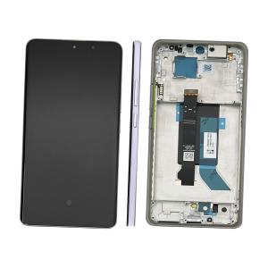 DISPLAY LCD PER XIAOMI REDMI NOTE 14 PRO 5G 24090RA29G VIOLA / LAVENDER PURPLE CON FRAME 56002400O1600 - SERVICE PACK