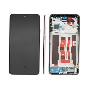 DISPLAY LCD PER OPPO RENO12 5G CPH2625 ROSA / SUNSET PINK CON FRAME 621029000230 - SERVICE PACK