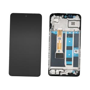 DISPLAY LCD PER OPPO A3X 5G CPH2681 / A3 5G CPH2683 NERO CON FRAME 621029000277 - SERVICE PACK